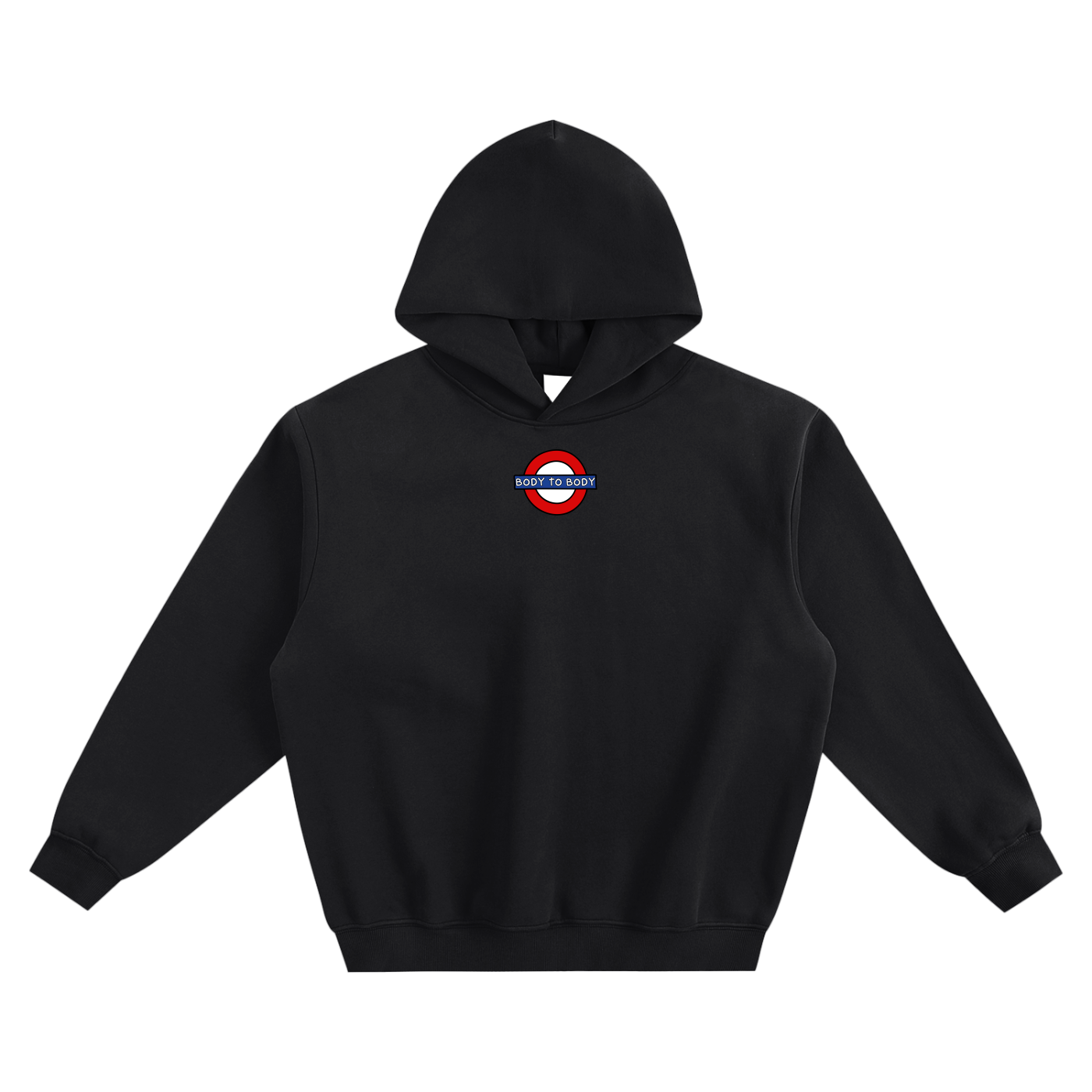 Body To Body (Underground) Fleeced Boxy Hoodie