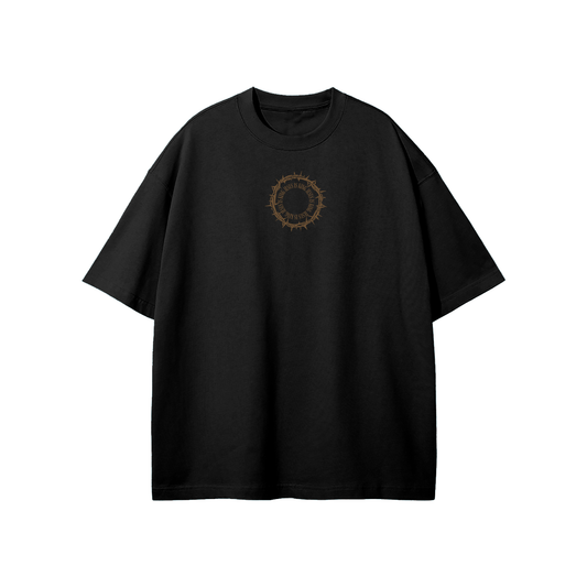 Jesus Is King (Thorns) Streetwear Heavyweight Loose Fit T-Shirt