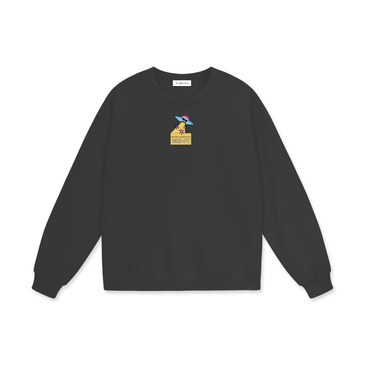 Pretending I Understand This Scifi (UFO) Heavyweight Drop Shoulder Sweatshirt
