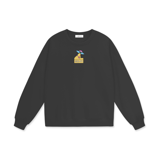 Pretending I Understand This Scifi (UFO) Heavyweight Drop Shoulder Sweatshirt