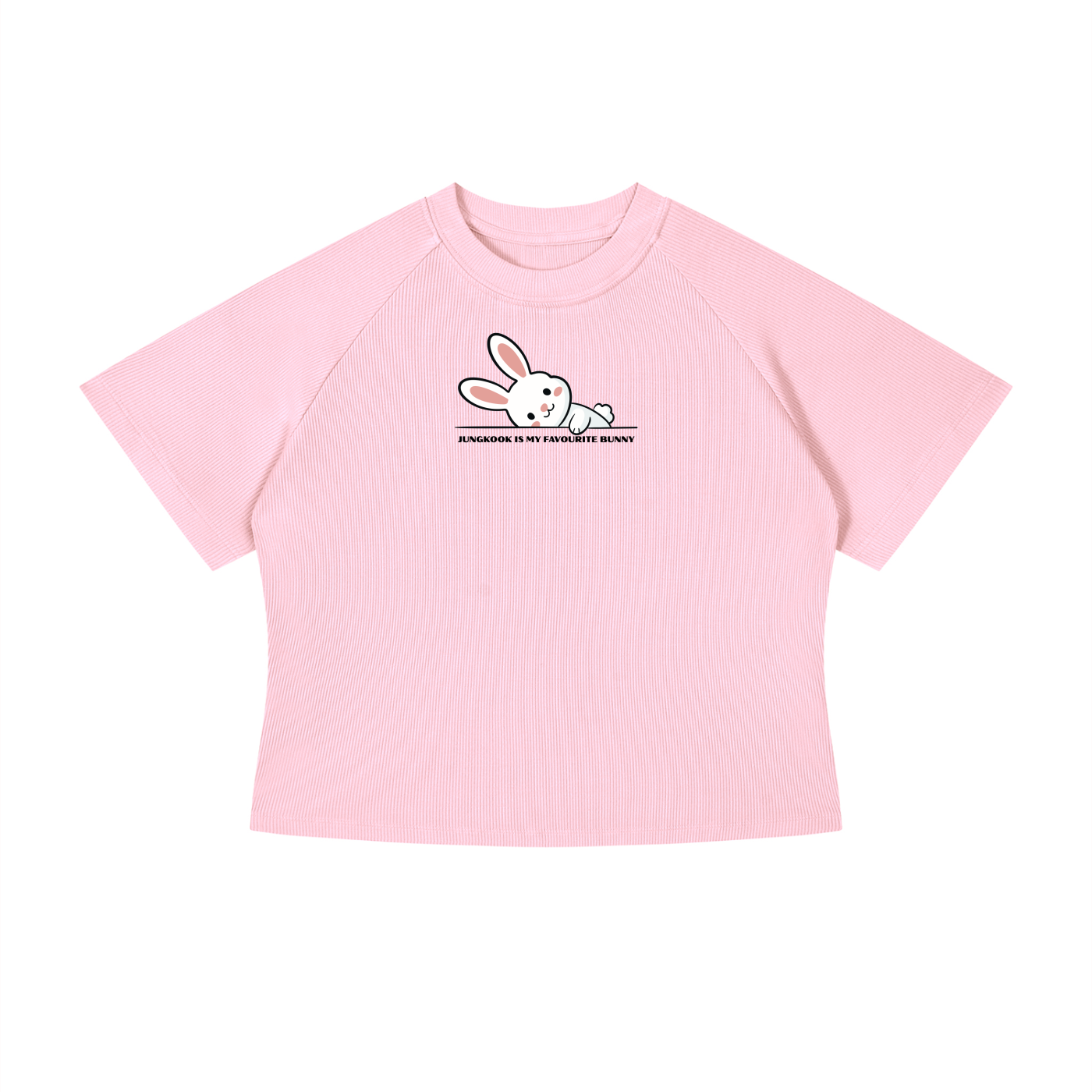 Jungkook Is My Favourite Bunny Crop T-Shirt