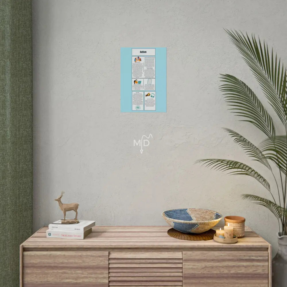 About Autism Poster 11.7’’ x 16.5’’ (Vertical) / Matte Poster