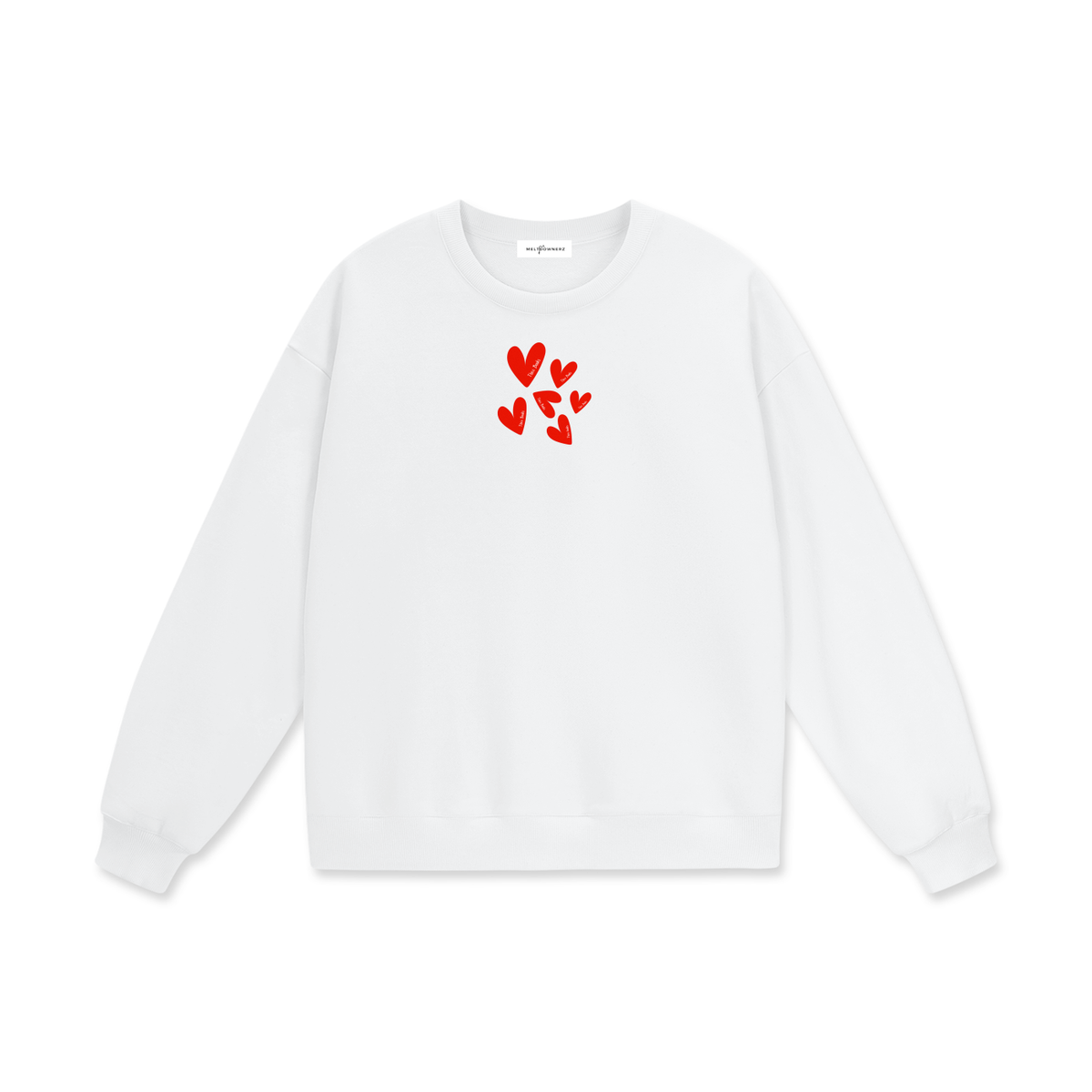Thicc Books (Heart) Heavyweight Drop Shoulder Sweatshirt