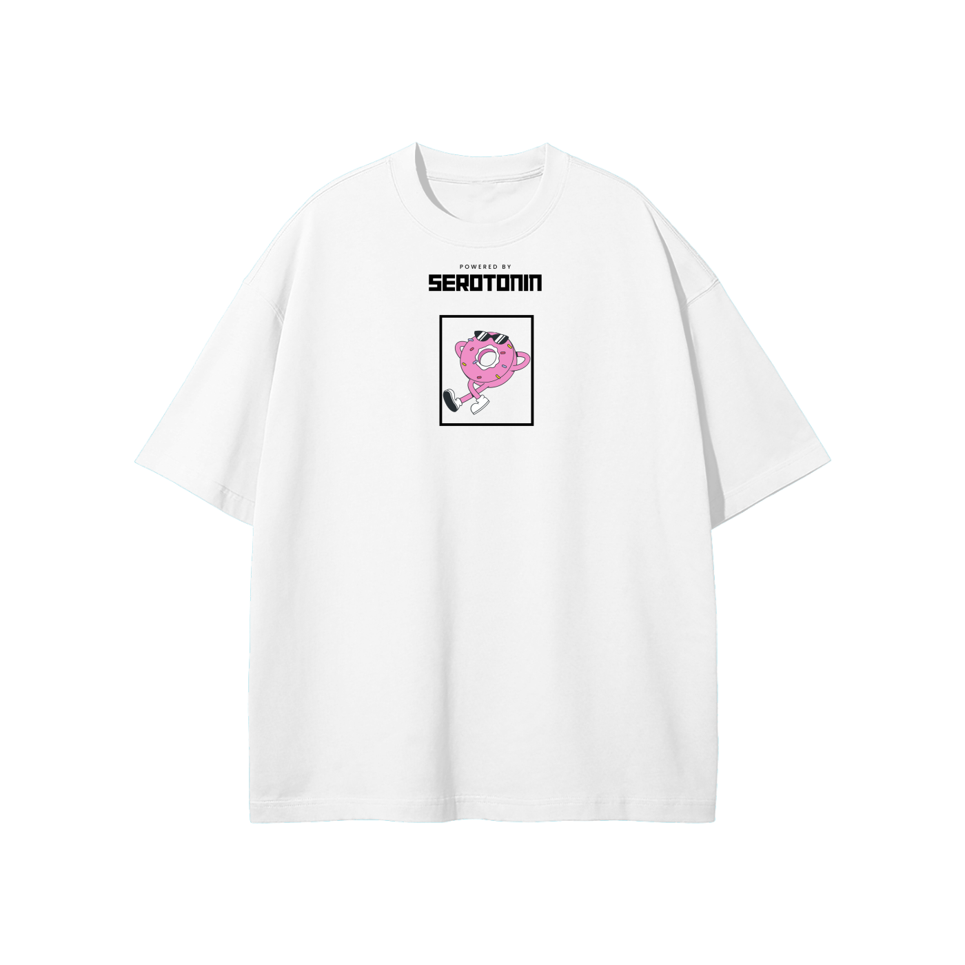 Powered By Serotonin Streetwear Heavyweight Loose Fit T-Shirt