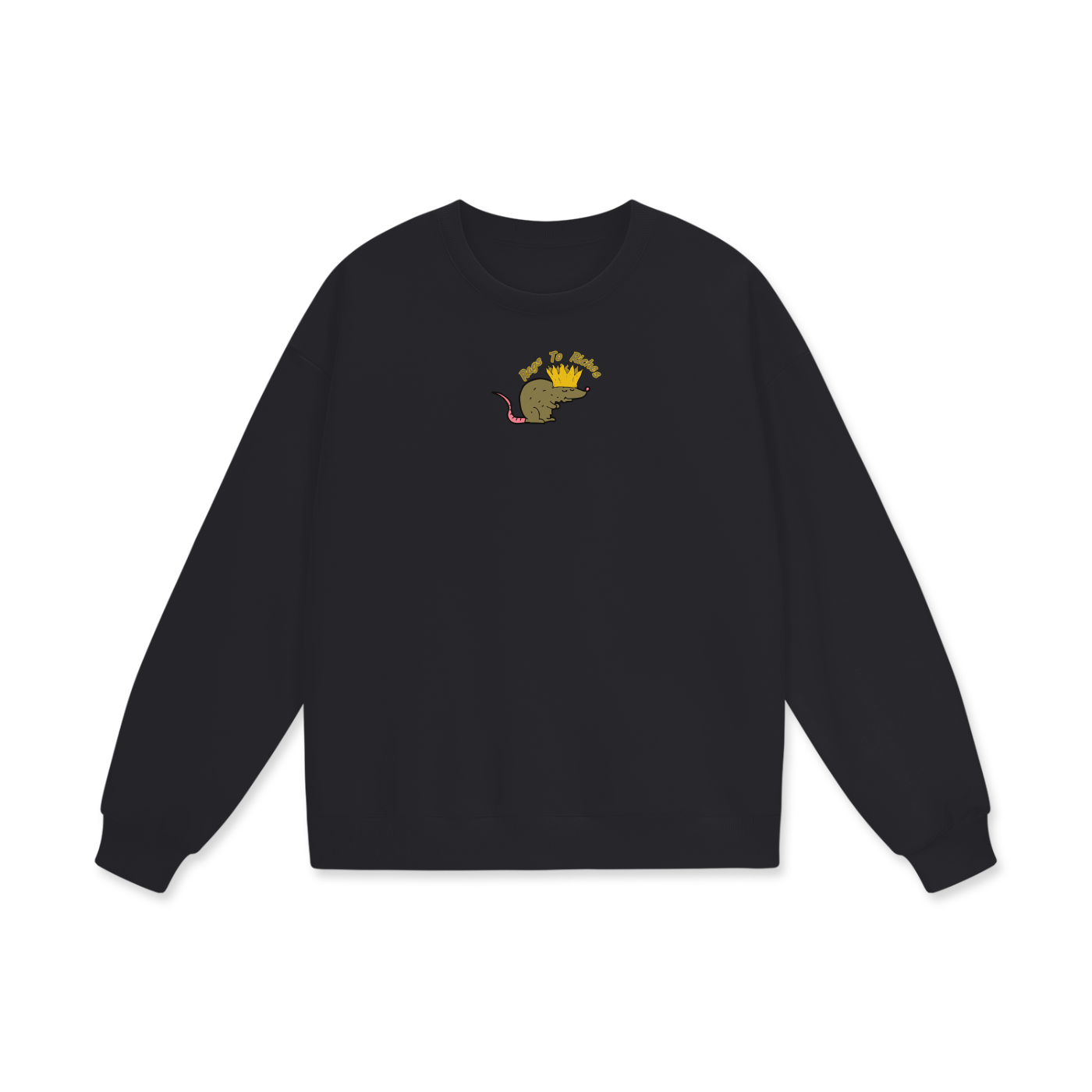 Rags To Riches Heavyweight Drop Shoulder Oversized Fleece Sweatshirt