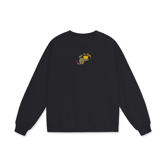 Rags To Riches Heavyweight Drop Shoulder Oversized Fleece Sweatshirt