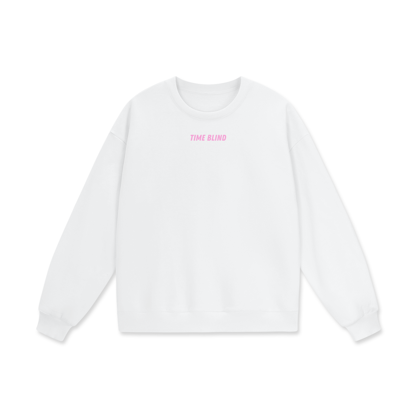 Time Blind Heavyweight Drop Shoulder Oversized Fleece Sweatshirt