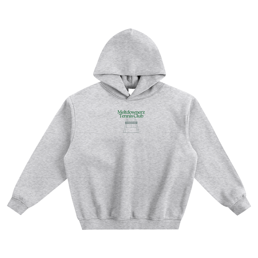 Meltdownerz Tennis Club Fleeced Boxy Hoodie