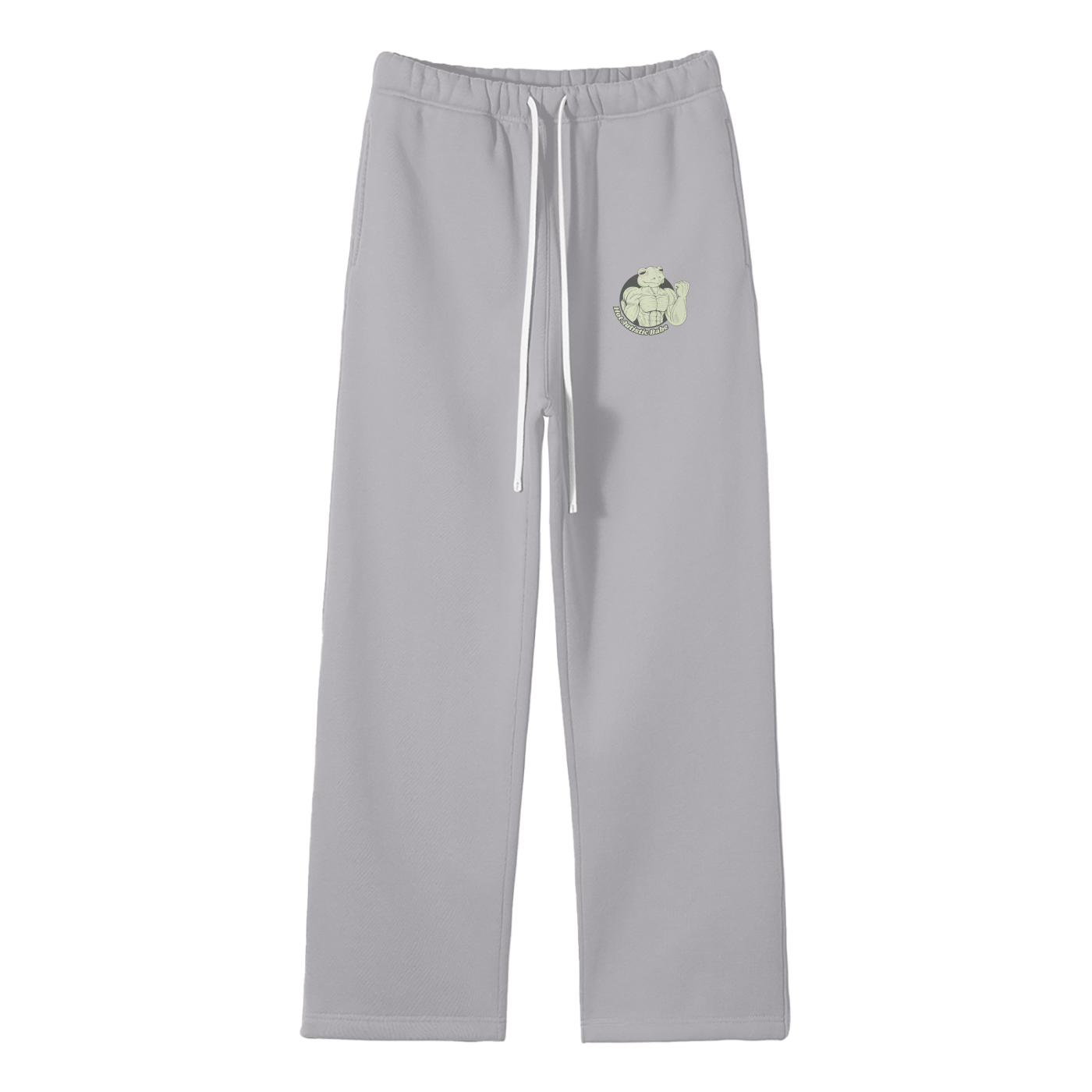Hot Autistic Babe Streetwear Fleece Straight Leg Pants