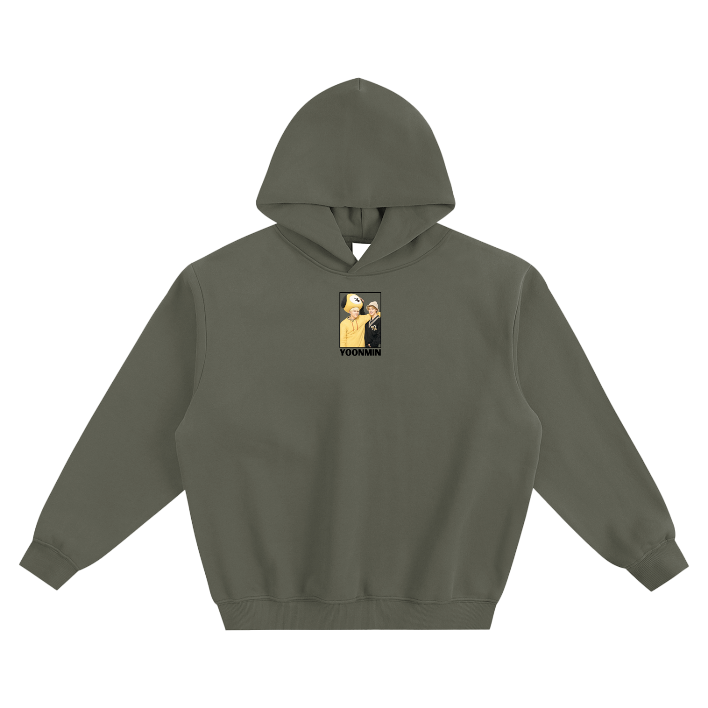 Yoonmin (Yoongi Costume & Jimin) Fleeced Boxy Hoodie