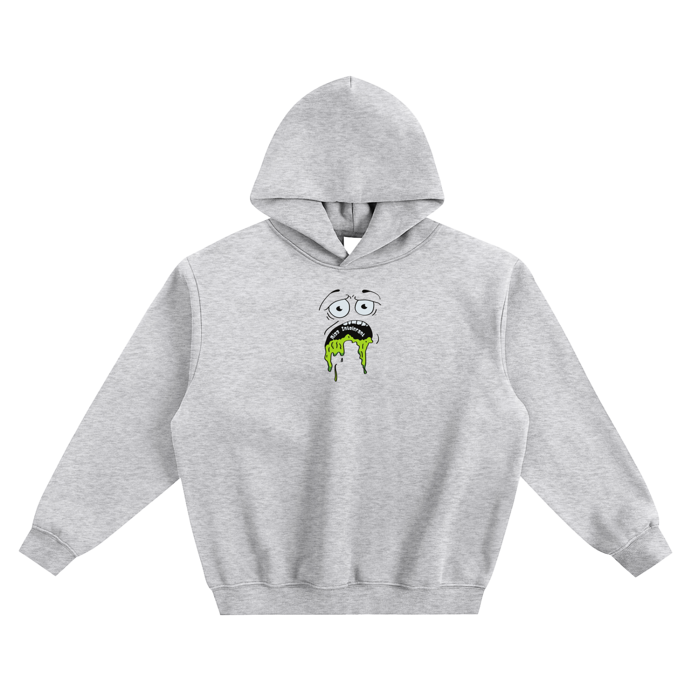 Rizz Intolerant Fleeced Boxy Hoodie