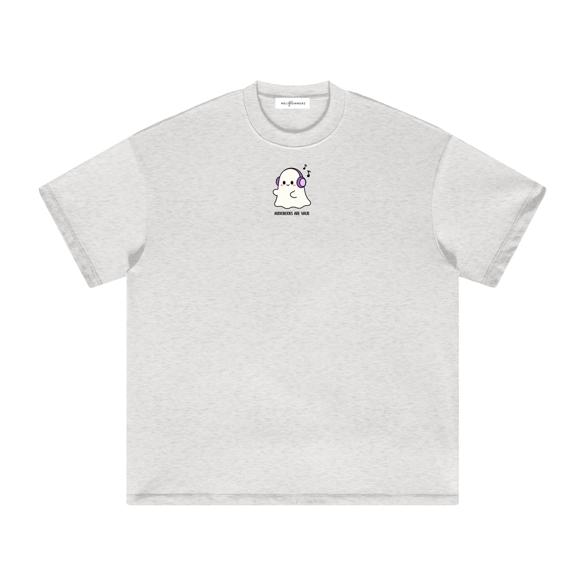 Audiobooks Are Valid (Ghost) Heavyweight T-Shirt