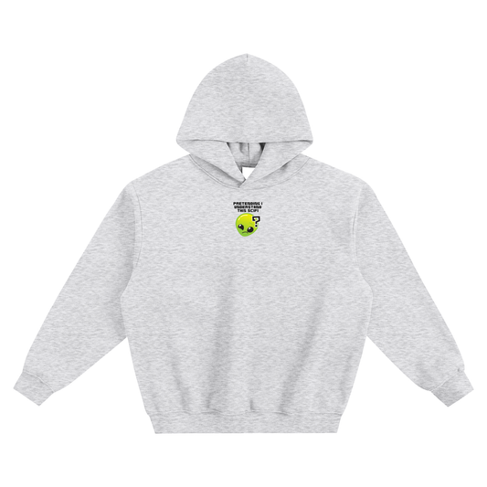 Pretending I Understand This Scifi (Alien) Fleeced Boxy Hoodie