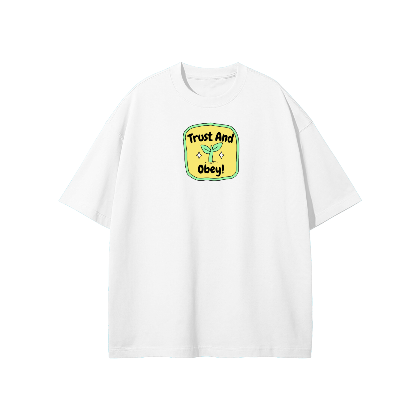 Trust & Obey Streetwear Heavyweight Loose Fit T-Shirt