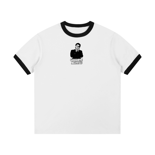 Goodbye Agust D Contrast Edge Ribbed Crewneck T-Shirt