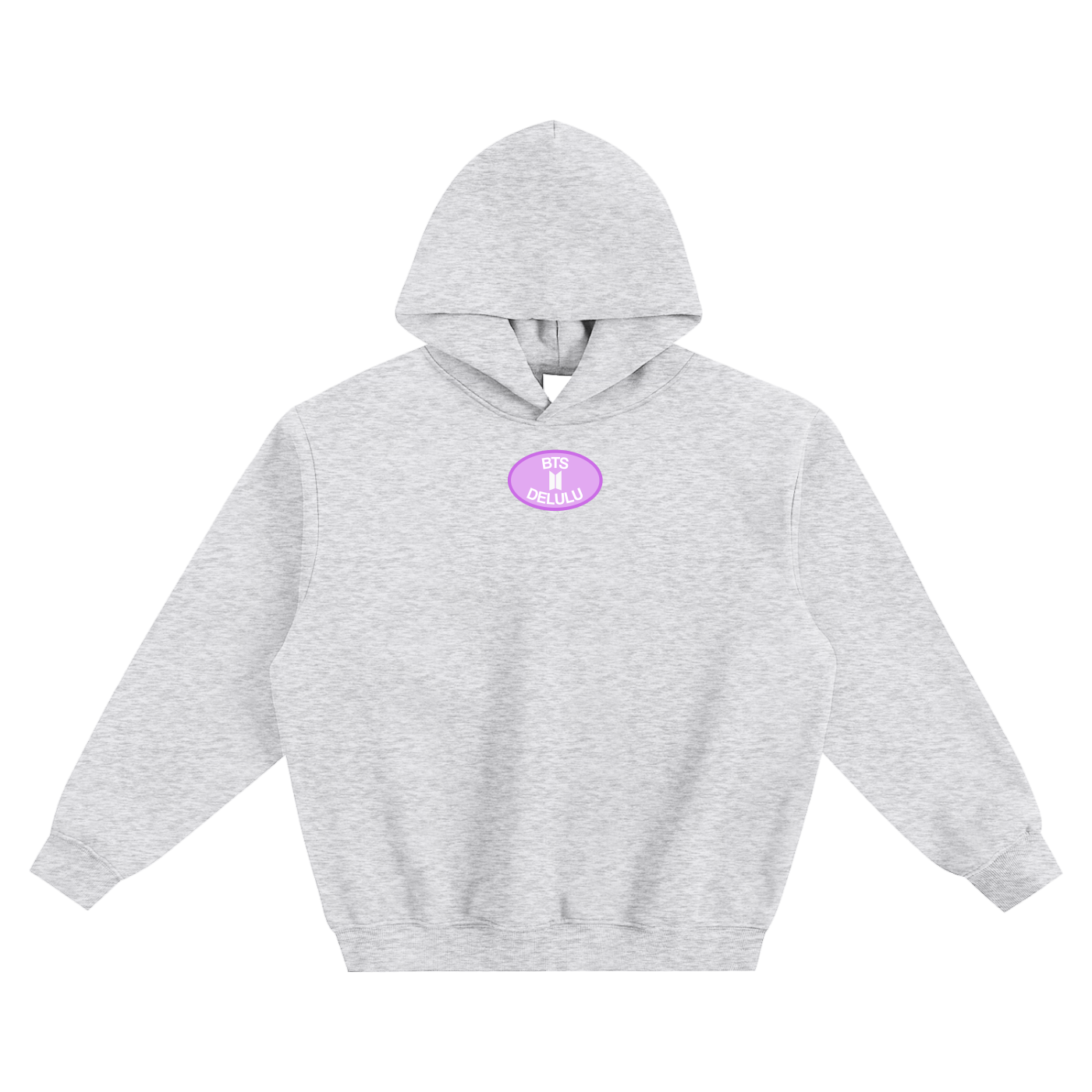 BTS Delulu Fleeced Boxy Hoodie