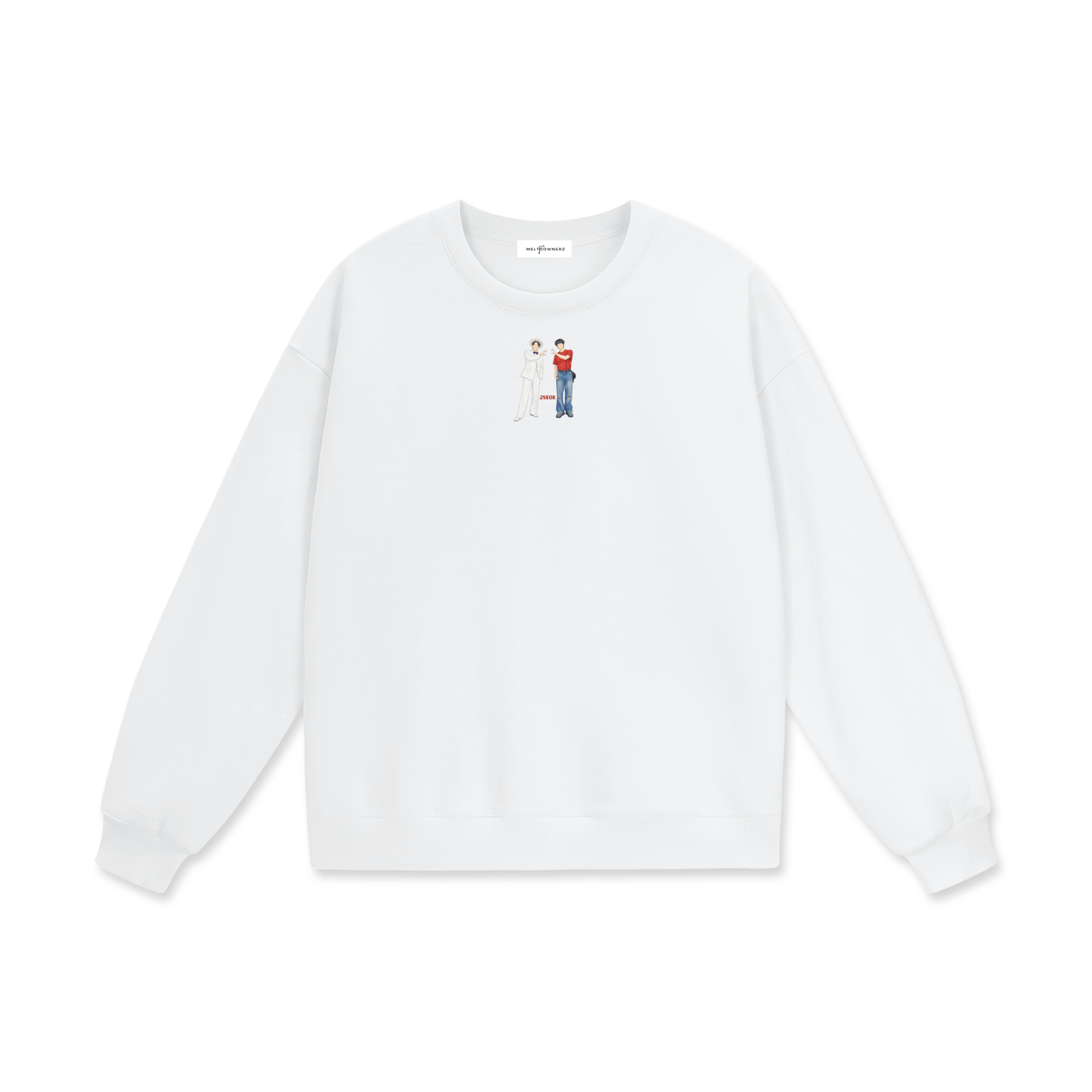 2Seok (Jin & J Hope) Heavyweight Drop Shoulder Sweatshirt
