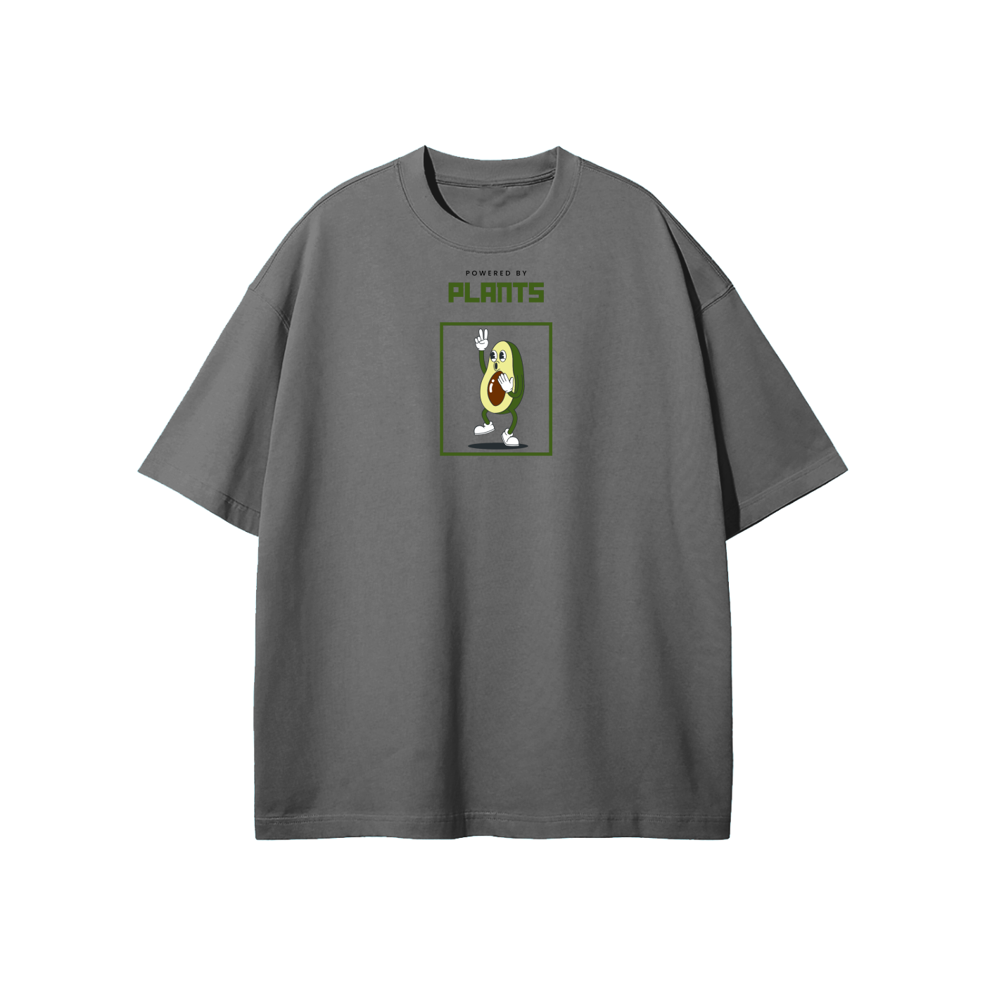Powered By Plants Streetwear Heavyweight Loose Fit T-Shirt