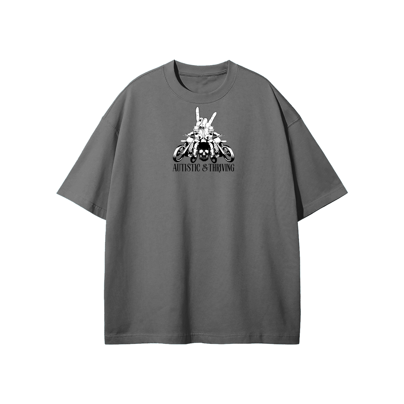 Autistic & Thriving Streetwear Heavyweight Loose Fit T-Shirt