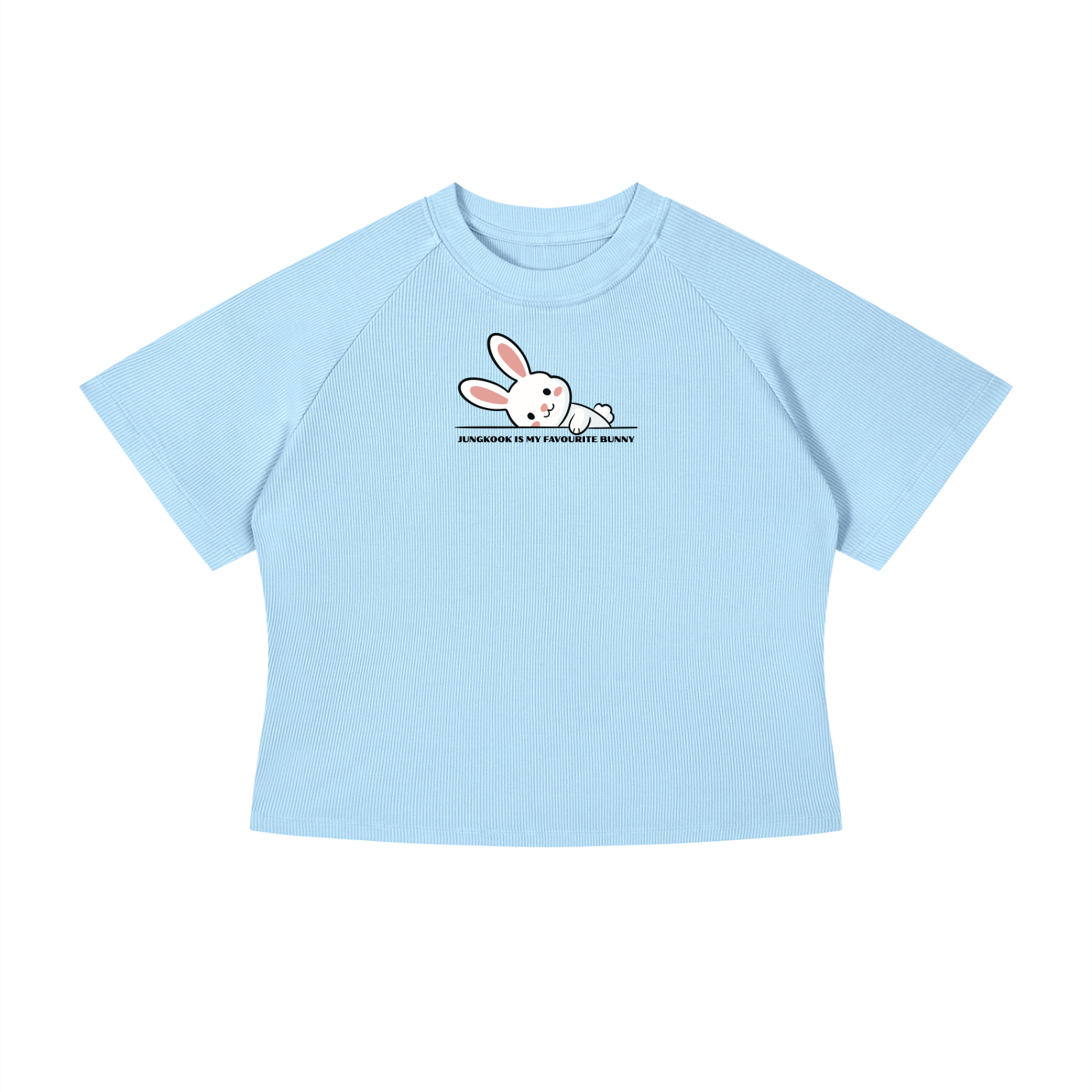 Jungkook Is My Favourite Bunny Crop T-Shirt