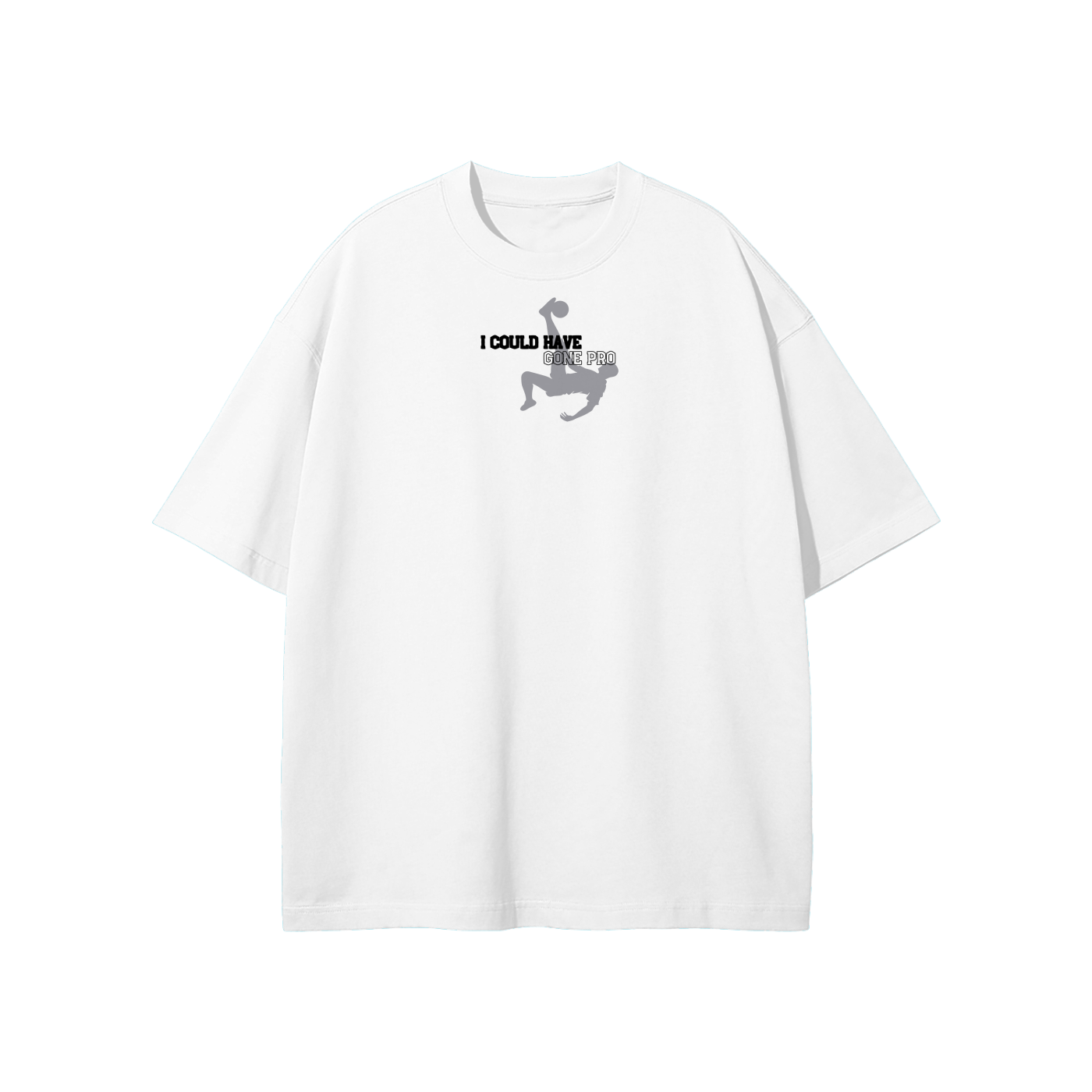 I Could Have Gone Pro (Bicycle) Streetwear Heavyweight Loose Fit T-Shirt