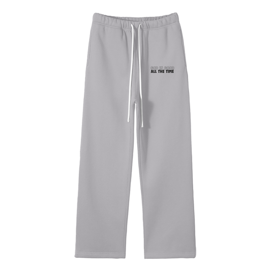 God Is Good All The Time Streetwear Fleece Straight Leg Pants