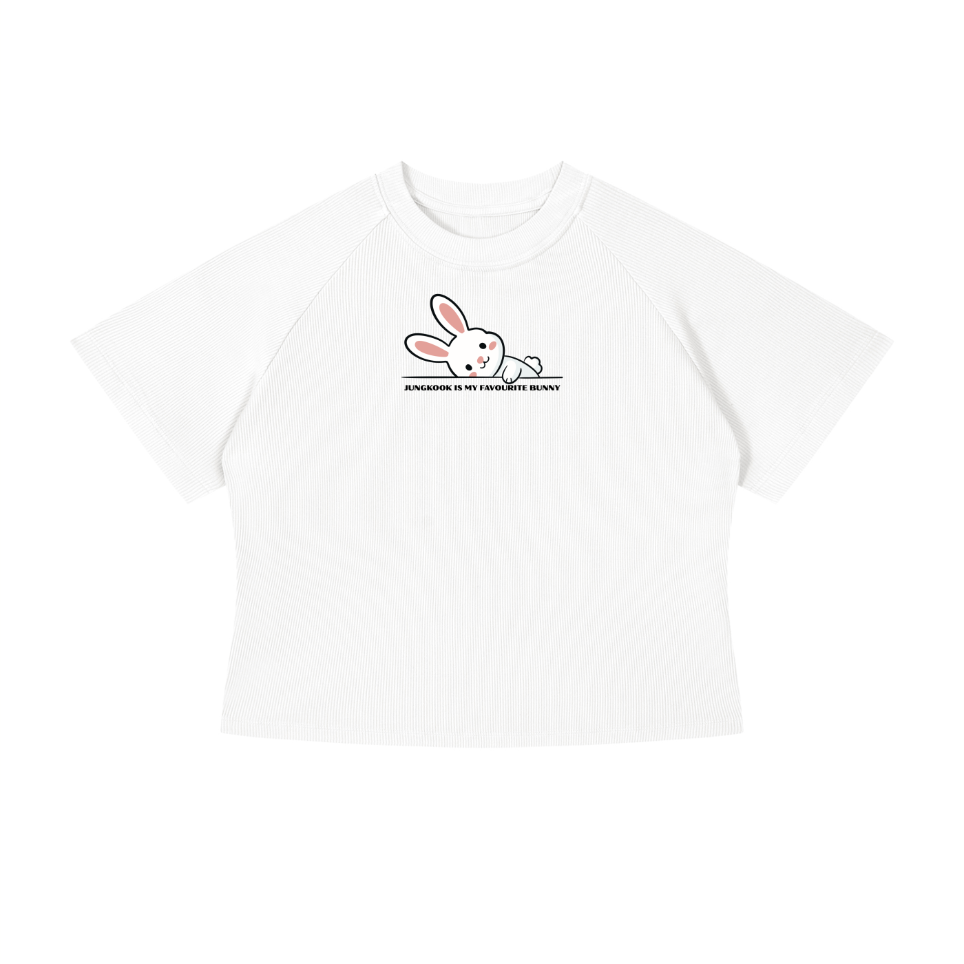 Jungkook Is My Favourite Bunny Crop T-Shirt