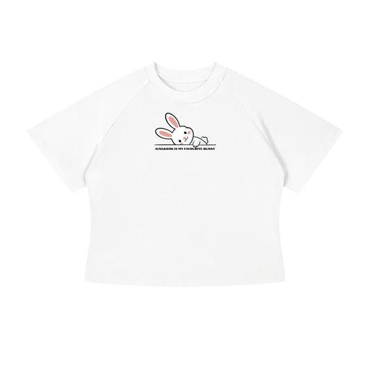 Jungkook Is My Favourite Bunny Crop T-Shirt