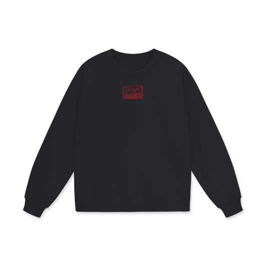 Neurospicy (Ramen) Heavyweight Drop Shoulder Oversized Fleece Sweatshirt
