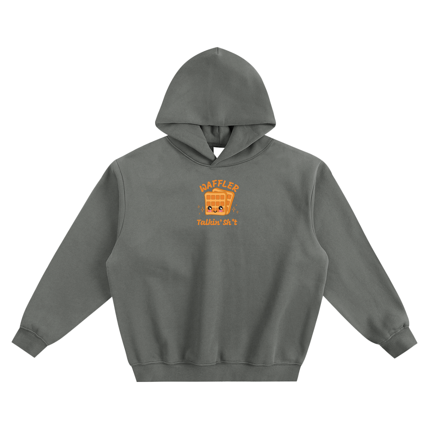 Waffler Fleeced Boxy Hoodie