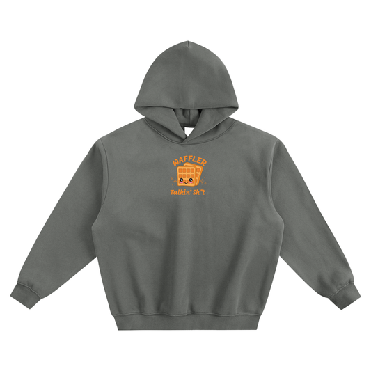 Waffler Fleeced Boxy Hoodie
