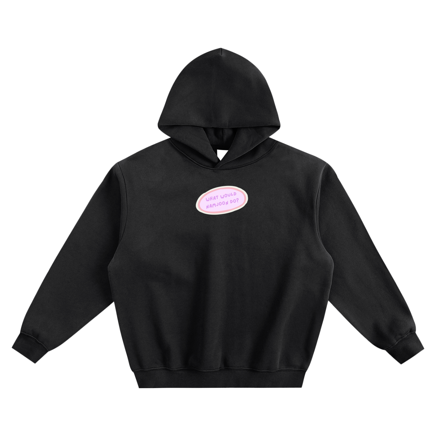 What Would Namjoon Do Fleeced Boxy Hoodie