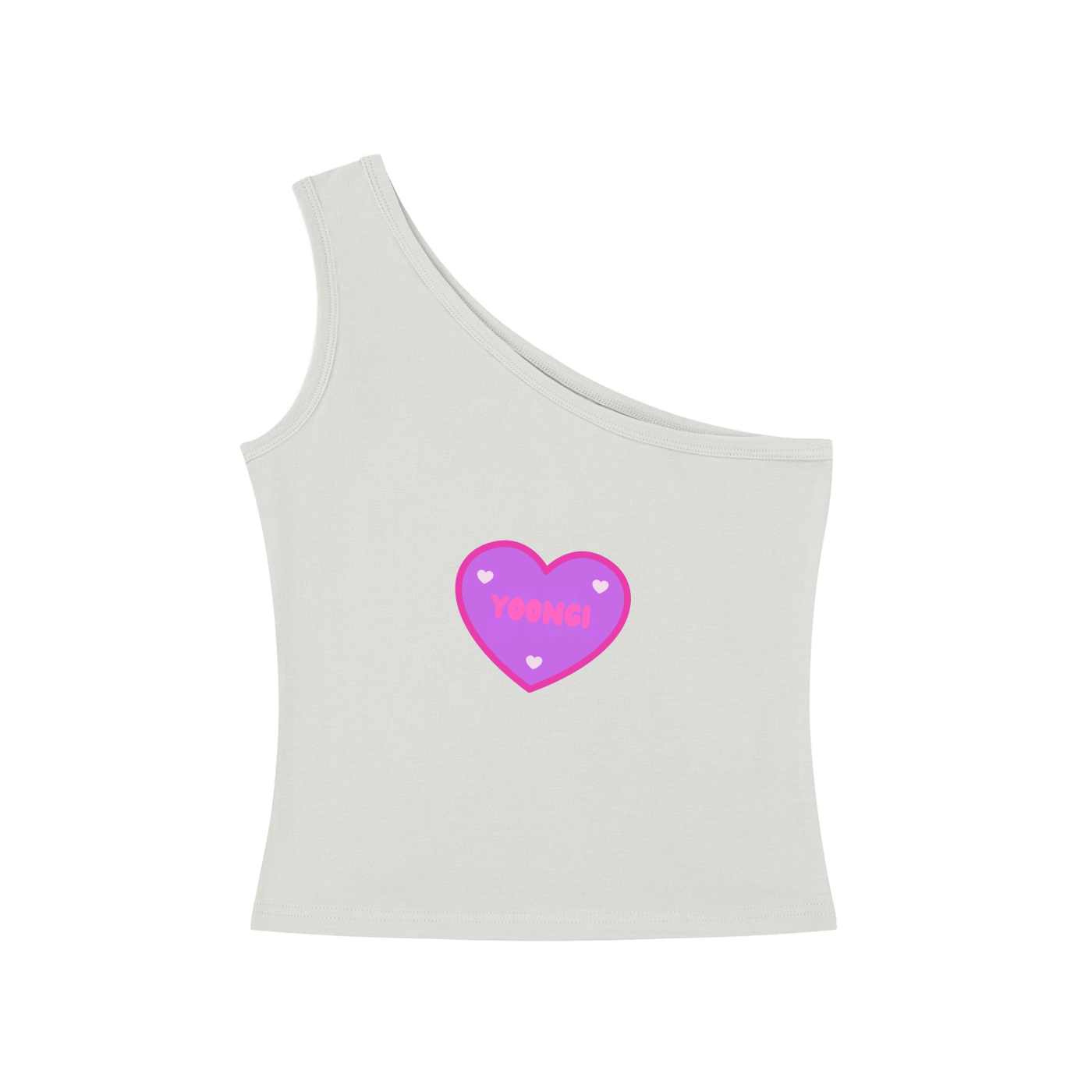 Yoongi One-Shoulder Crop T-Shirt