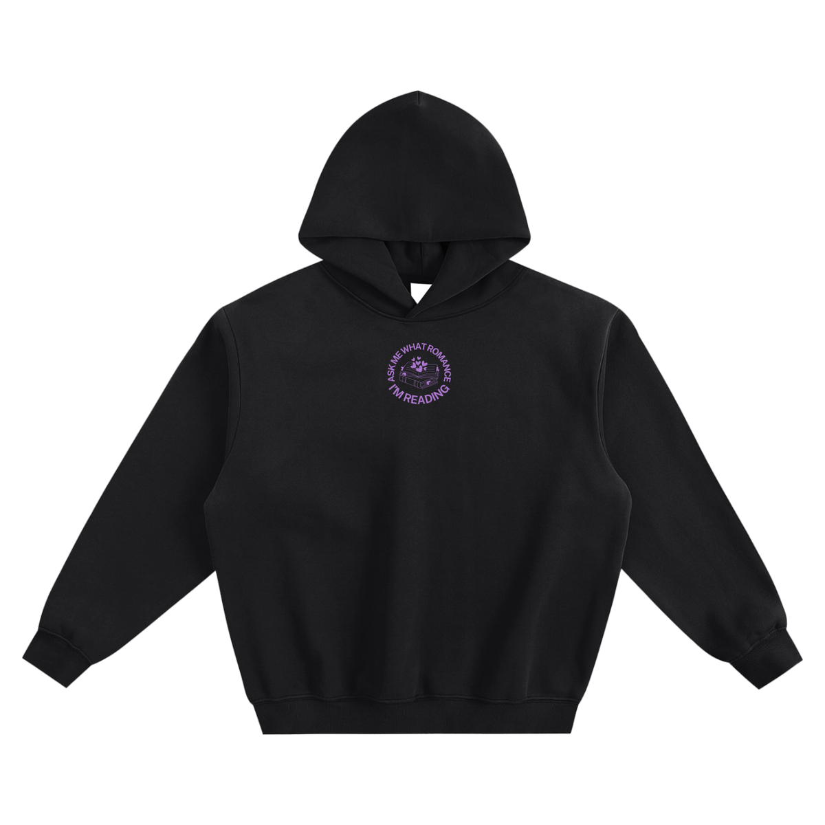 Ask Me What Romance I'm Reading Fleeced Boxy Hoodie