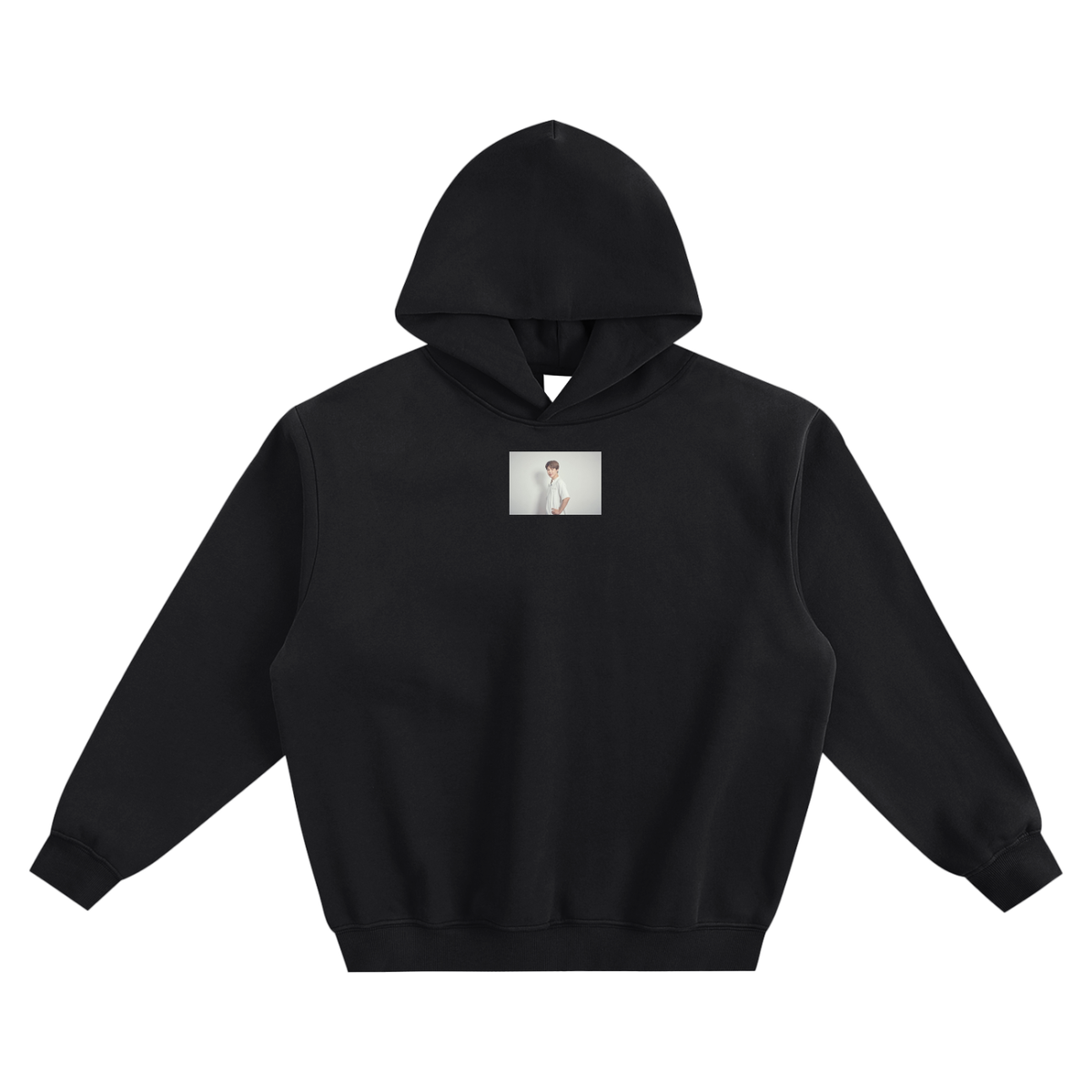 Jimin Portrait Fleeced Boxy Hoodie