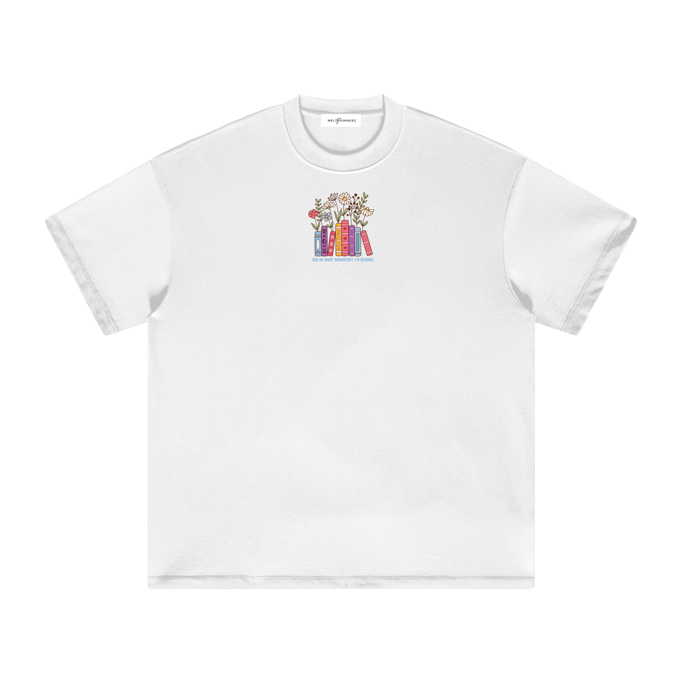 Ask Me What Romantasy I'm Reading (Plants) Heavyweight T-Shirt