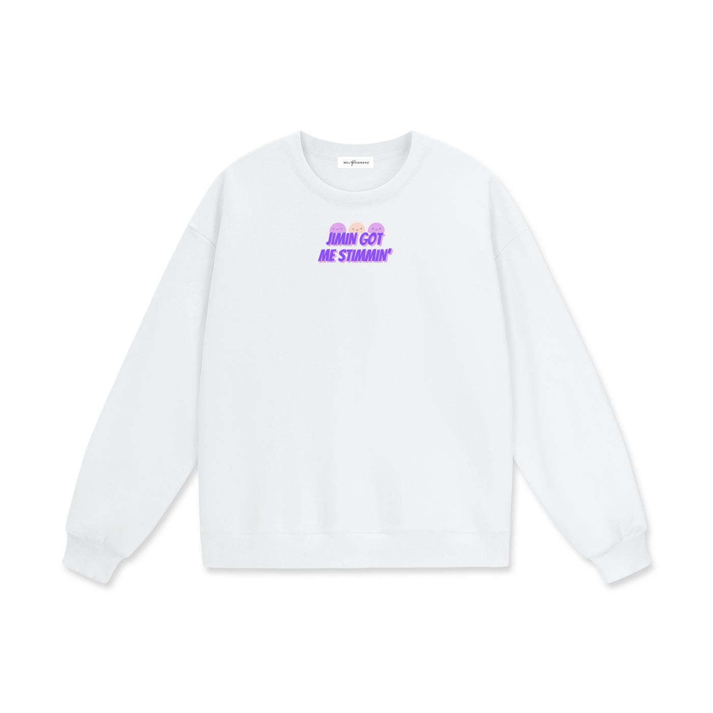 Jimin Got Me Stimmin' (Mochi) Heavyweight Drop Shoulder Sweatshirt