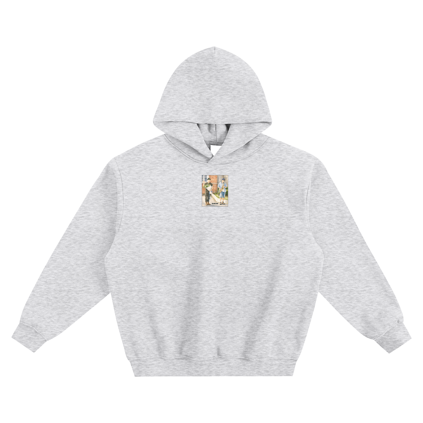 Namjin (Namjoon & Jin) Fleeced Boxy Hoodie