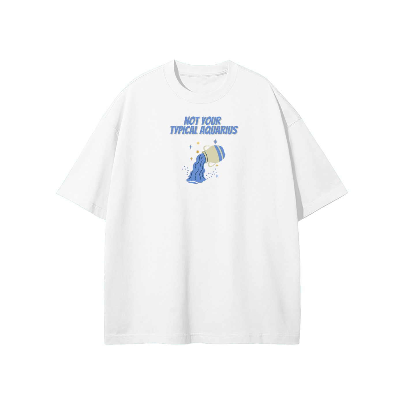 Not Your Typical Aquarius Streetwear Heavyweight Loose Fit T-Shirt