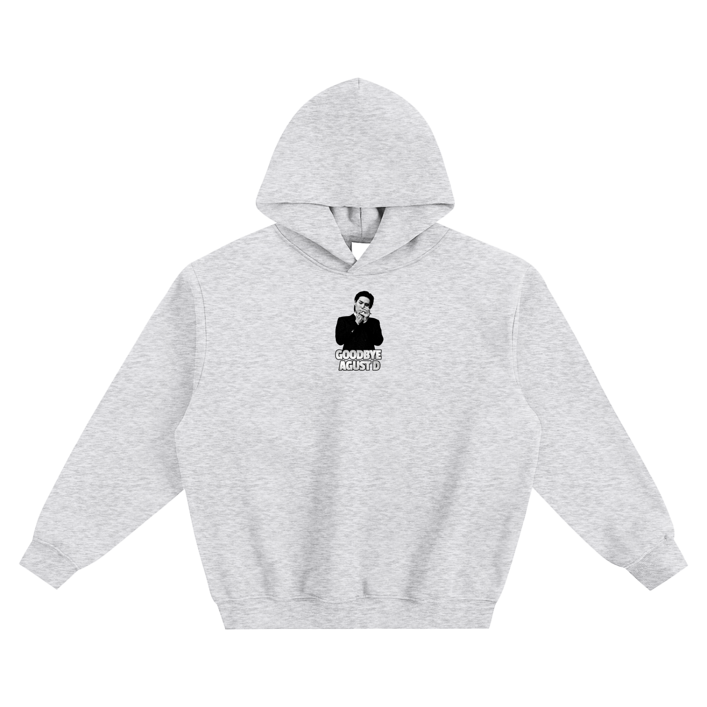 Goodbye Agust D Fleeced Boxy Hoodie