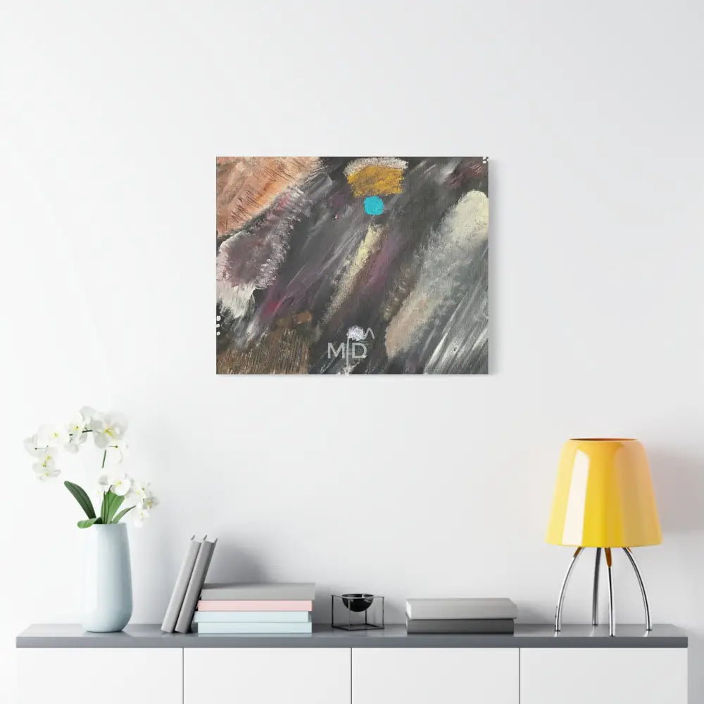 Big Blue Small Worlds Matte Canvas Canvas