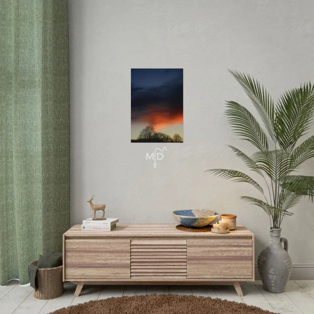 Blue Rage Poster 16.5’’ x 23.4’’ (Vertical) / Matte Poster