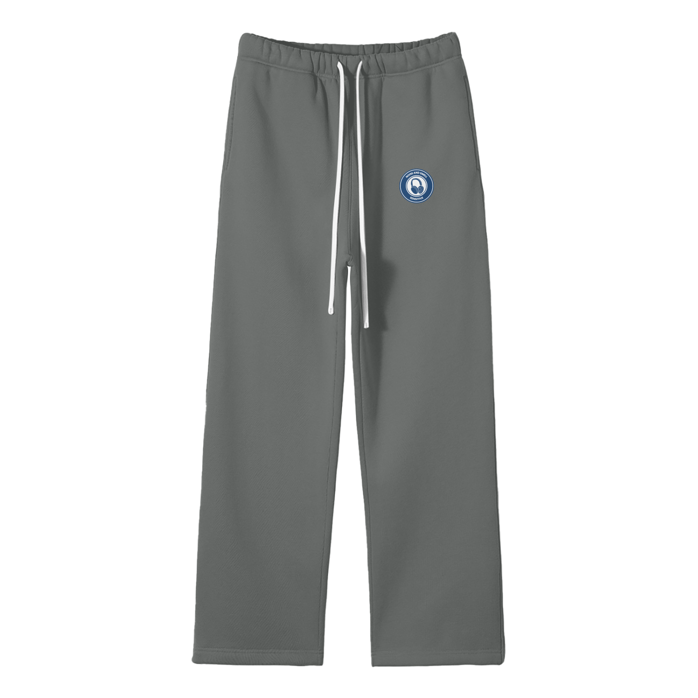 Noise & Smell Sensitive Streetwear Fleece Straight Leg Pants