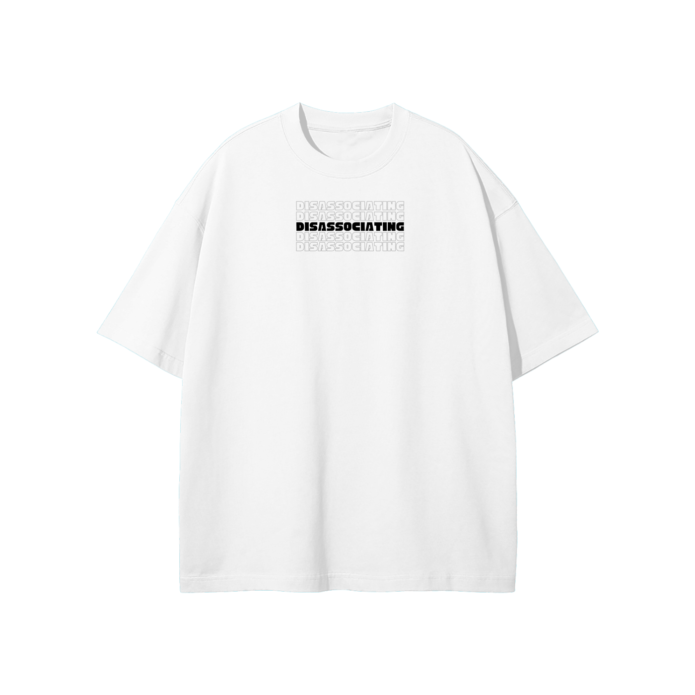 Disassociating Streetwear Heavyweight Loose Fit T-Shirt