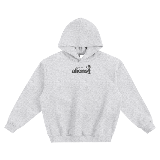 We Livin That Aliens Fleeced Boxy Hoodie