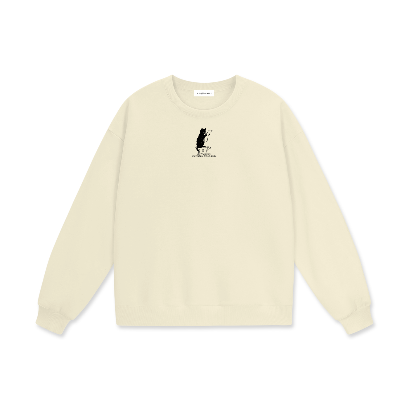 Pretending I Understand This Classic (Cat) Heavyweight Drop Shoulder Sweatshirt