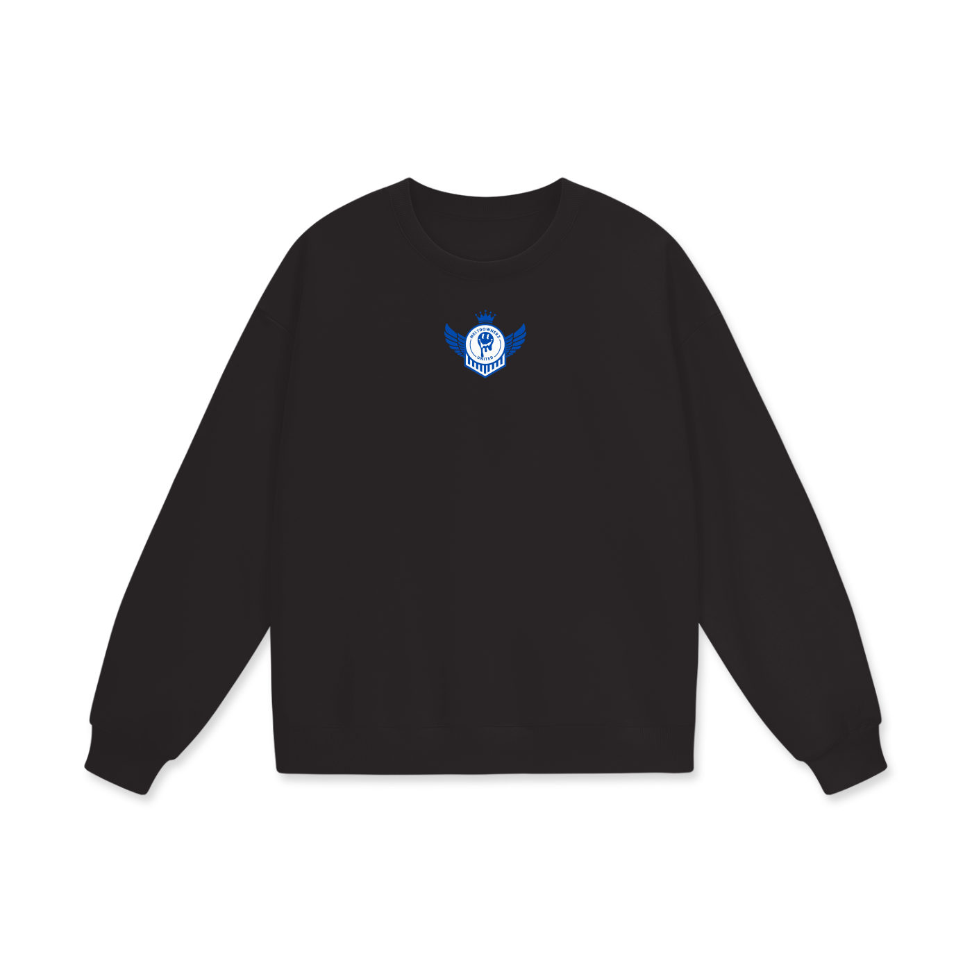Meltdownerz United (Blue) Heavyweight Drop Shoulder Oversized Fleece Sweatshirt