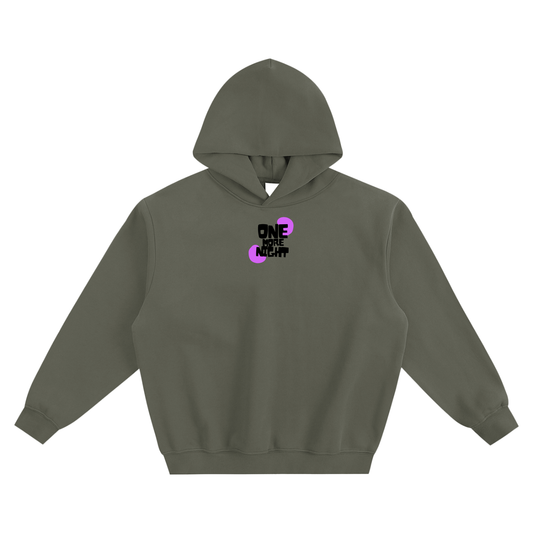 One More Night BTS Fleeced Boxy Hoodie
