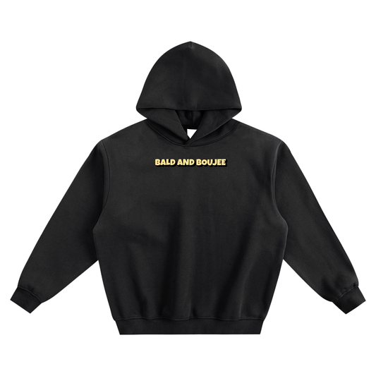 Bald And Boujee Fleeced Boxy Hoodie
