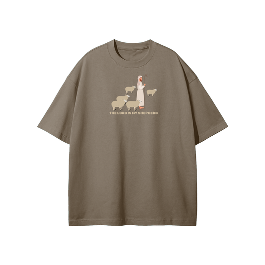 The Lord Is My Shepherd Streetwear Heavyweight Loose Fit T-Shirt